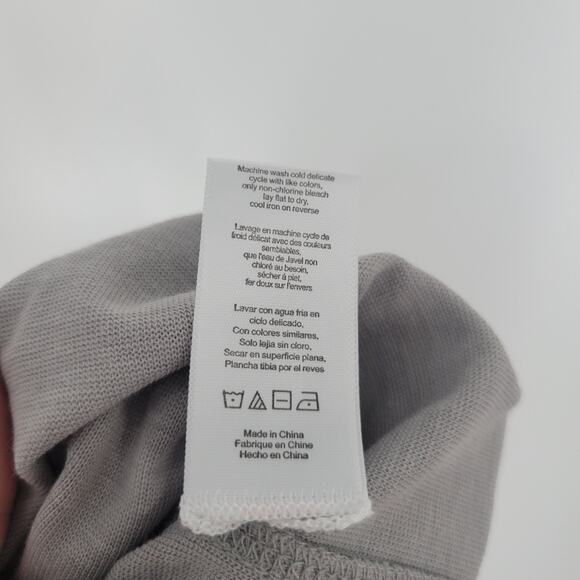 Lunya Ambient Grey Restore Fitted Midi Dress XL - Picture 9 of 9